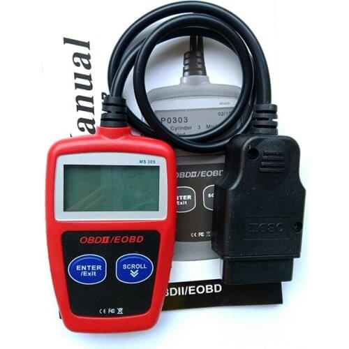 High quality MS309 OBD2 code Reader auto diagnostic tool MS 309 Scanner CAN OBDII/EOBD easy and quick to use main unit free ship