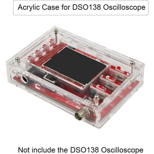 Acrylic Case for Soldered DSO FNIRSI-138 2.4" TFT Digital Oscilloscope SMD Soldered for Electronic Learning Set Shell