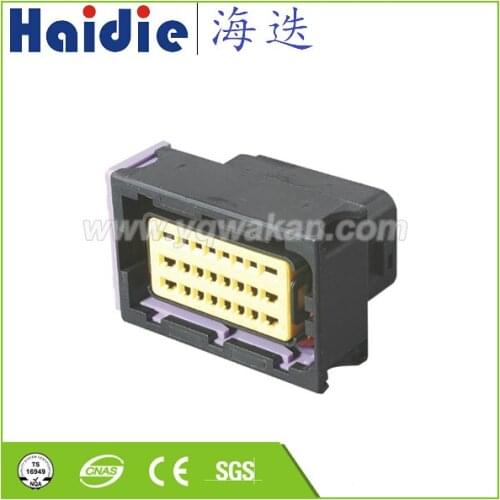 Free shipping 2sets FCI 24pin Oil to gas computer board ECU plug 24 line car connector 211 PC249S0005 211PC249S0005