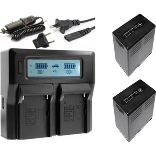 BP-U65 BP U65 BP-U90 BP-U30 BP-U60 U90 Battery with D-tap Function+LCD Dual USB Charger for Sony PMW-150 PMW-EX1 EX3 EX280 Z190