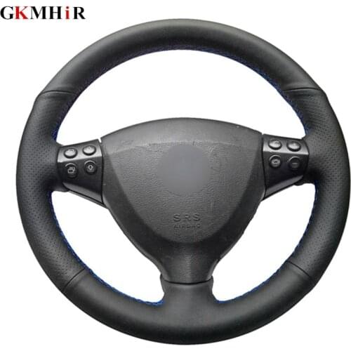 DIY Black Soft Artificial Leather Car Steering Wheel Cover for Mercedes Benz A-Class A160 A180 E-CELL 2009-2012
