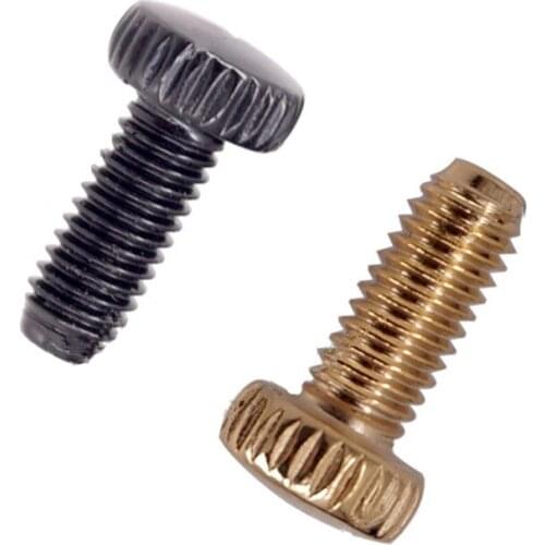 60 Pcs M5*15-16MM Electric Guitar Tremolo Bridge Fine Tuning Screws Black Gold guitar accessories parts Musical instrument