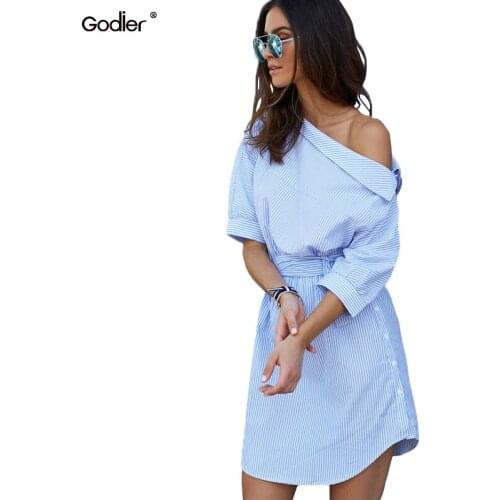 Godier Women's Blue Shirts
