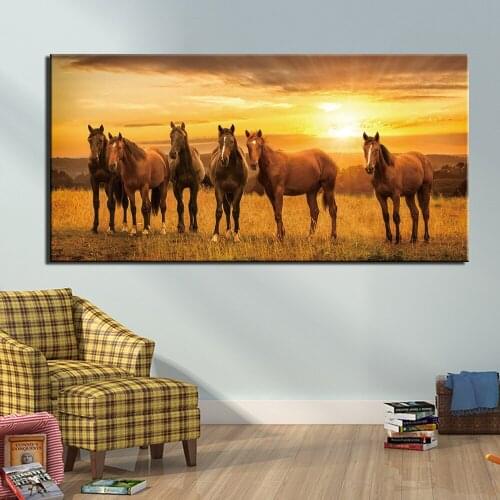 Canvas Painting Home Art Animal horse Poster And Print Wall Art Picture For Living Room Home Decoration