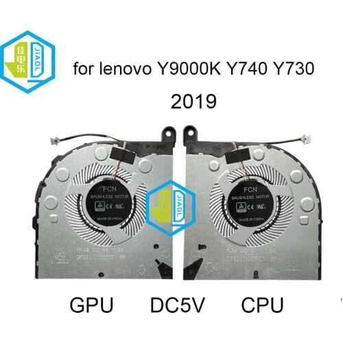 DC5V notebook radiator cooling CPU fans for Lenovo Legion Y9000K Y730 Y740 15ICH Y730-17ICH Y740-17IRH Y740-17ICH 2019 pc cooler