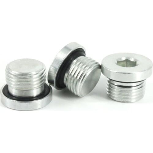 M5 M6 M8 M10 M12 M14 M16 M18 M20 M22 M24 M26 M27 M30 1/8" 1/4" 3/8" 1/2" 3/4" BSP Male Hex Socket Head End Cap Plug Pipe Fitting