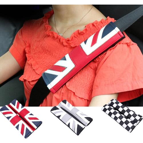 Car Seat Belt Shoulder for BMW Cooper F54 F55 F56 F57 R55 R56 R60R6 Pads for A Pair of Car Interior Accessories
