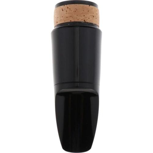 Plastic Mouthpiece for Bb Clarinet - Woodwind Instrument Accessory (Black)