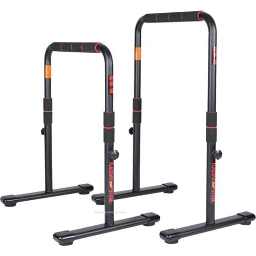 80-100CM Adjustable multi-function Pull Up/Chin Up Bar, Parallel Bars Stabilizer Dip Stands Home Push Up Stand Workout Dip Bar