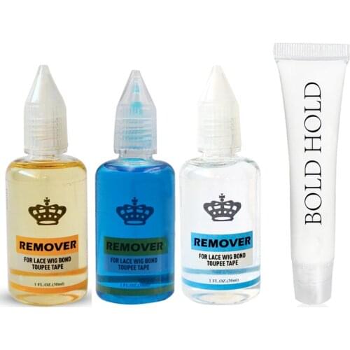 WaterProof Liquid Lace Wig Glue Bonding clear Glue Invisible Adhesive With 1 Bottle Remover For Lace Wig Adhesives Bobo Wig Bond