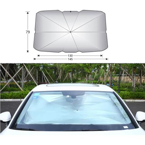 Universal Foldable Car Windshield Sun Shade Sunshade Cover Heat Insulation Front Interior UV Protection Parasol Accessories