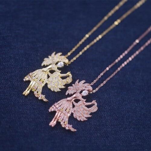 Designer Fashion 925 Sterling Silver Jewelry 3A Cubic Zirconia Party Necklace