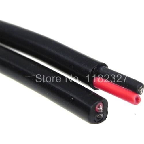 High Quality 1-20 metesr length shielding cables device power cable Wire 2 core size 2*0.5mm2 Tin-plate copper cable