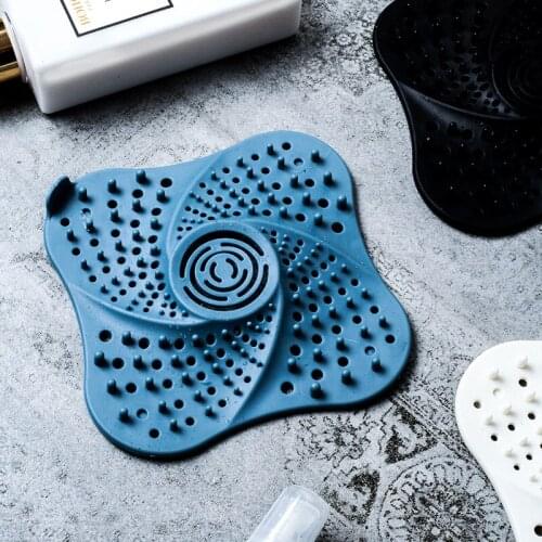 Anti-blocking Hair Catcher Hair Stopper Plug Trap Shower Floor Drain Covers Sink Strainer Filter Bathroom Kitchen Accessories