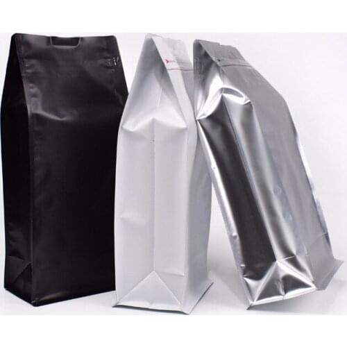 10pcs 140x325x95mm 1kg Nut walnut octagonal seal zipper bag aluminum film tea food packaging bags large coffee pouch