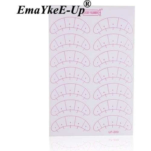70pairs/pack Paper Patches 3D Eyelash Under Eye Pads Lash Eyelash Extension Practice Eye Tips Sticker Wraps Makeup Tools