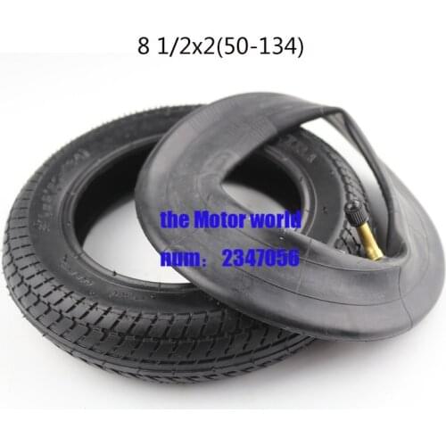 8 1/2X2 (50-134) tires 8.5 Inch Gas Scooter & Electric Scooter Baby carriage Wheelbarrow Electric scooter tyre and inner tube