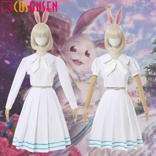 Anime Beastars Haru Cosplay Sailor Costume Lolita Haru Top Skirt Women School Uniform White Rabbit Girls JK Suit COSPLAYONSEN