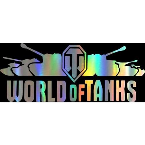 Car Sticker 3D 20*8CM WORLD OF TANKS On Car Funny Stickers Off-Road Motorcycle Vinyl Car Styling
