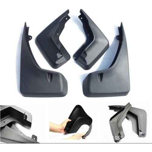 4pcs Premium Auto Front&Rear Heavy Duty Molded Flares Splash Mud Flaps Guards Fenders For Land Rover Freelander 2 2006-2019