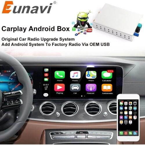Carplay Ai Box Android10 Eunavi Box Car Multimedia Player New Version Wireless Mirror link For Apple Carplay Android Auto Tv Box