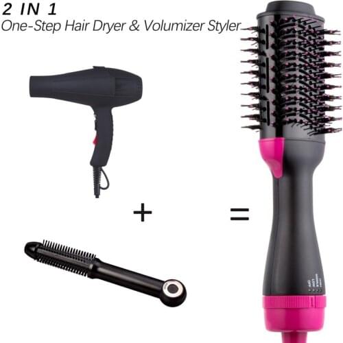 3 IN 1 Hot Air Brush One-Step Hair Dryer And Volumizer Styler Dryer Blow Dryer Brush Professional Brush Hair Dryers