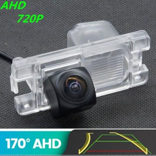 AHD 720P Trajectory Fisheye Car Rear View Camera For MITSUBISHI PAJERO 4 Triton/L200/Hunter 2005~2016 Reverse Vehicle Camera