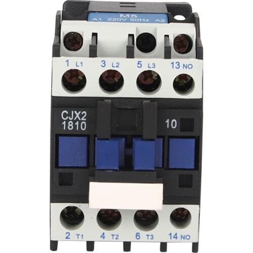 Power AC Contactor 1NO AC 220V 50/60Hz Coil Motor Starter Relay 18A 3-Phase-Pole