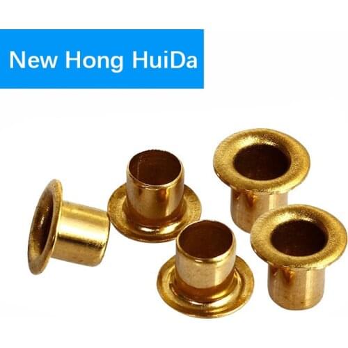 Brass Eyelets Hollow Rivet Nut Through Hole Grommets Tubular 2.5mm 3mm 4mm 5mm