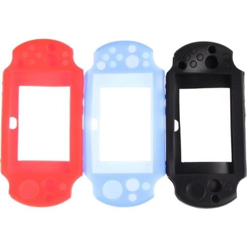 Newest Soft Silicone Skin Cover Protector Frame Sleeve Game Case Protective Shell Guard For Sony PlayStation PS Vita PSV 2000