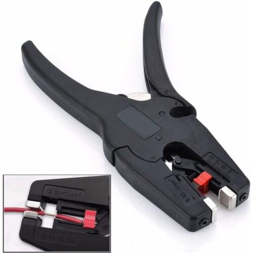 New Adjustable Electric Cable Wire Crimper Stripping Pliers Multi-functional Automatic Wire Stripper Plier 0.03-10mm Range