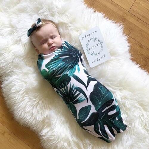 Baby Swaddle Sleeping Bag and Headband Bags for Newborn Baby Swaddle Wrap Sleeping Bag Kids Spring Autumn Baby Sleeping Bags