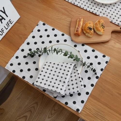 Japanese Minimalist Style Placemats Double-layer Heat Insulation and Waterproof Placemat Kitchen Accessories Home Decor