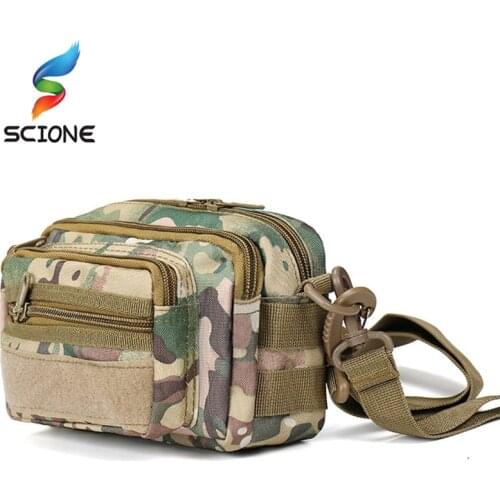 Tactical Sling Shoulder Molle Bag Waterproof Military Crossbody Bags Mens Outdoor Travel Camflouge Messenger Waist Pack XA280Y