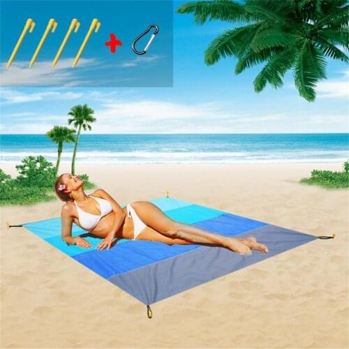 Ultralight Portable Outdoor Picnic Mat Camping Mat Sandproof Blanket Lightweight Waterproof Blanket Sand Free Beach Mat