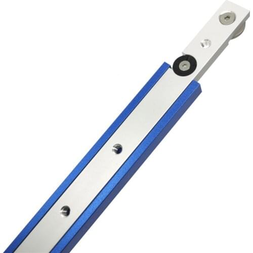 Aluminum Alloy T-slot Slide Rail Bevel Tool Rod T Rail Durable Portable Bevel Track Push Rod Push Rod Workbench DIY Tool