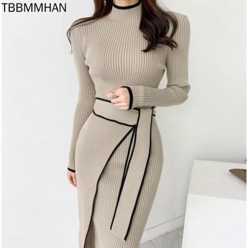 TBBMMHAN Fashionable Knitted Dresses