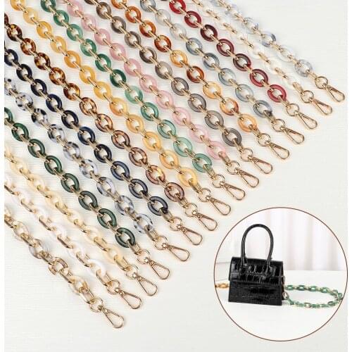 1Pcs Hot Acrylic Bag Chain Strap Replaceable Detachable Purse Handbag Bag Straps Resin Crossbody DIY Shoulder Bag Accessories