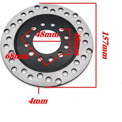 160mm Rear Brake Disc Disk Rotor For Quad ATV Buggy Go Kart TAOTAO 4 Wheeler
