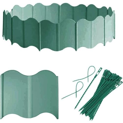 20pcs Reusable DIY Garden Fence With 20pcs Adjustable Plant Twist Tie Flower Plant Support For Garden Greehouse Decoration