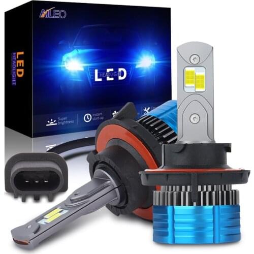 AILEO High Power CANUS No Error H13 LED 9008 Car Headlight Bulbs 6000K White Super Bright CSP Chip For Ford F150 F250 F350 F450