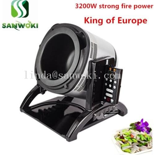 3200W 6L Automatic drum cooking robot smart cooking machine stir frier intelligent cooker Chinese food cooking pot roller cooker