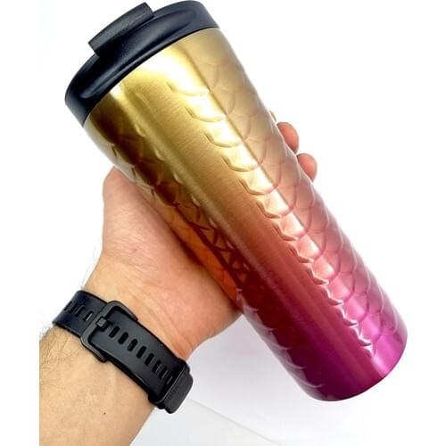 İsem Home Double Layer Stainless Steel 500 ml Thermos Cup