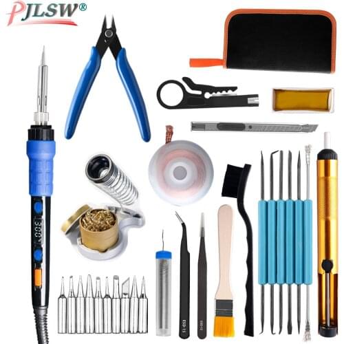 YIHUA 928D 65W EU US Plug Electric Soldering Iron Digital Display ESD Constant Temperature Temperature Adjustable Soldering Iron