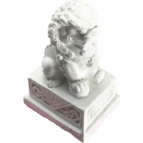 DIY Handmade Soap Mold lion PrintingSilicone Soap Moulds Creative Gifts