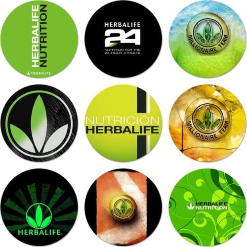 Herbalife 24 Badge Brooch Pin Accessories For Clothes Backpack Decoration gift 58mm
