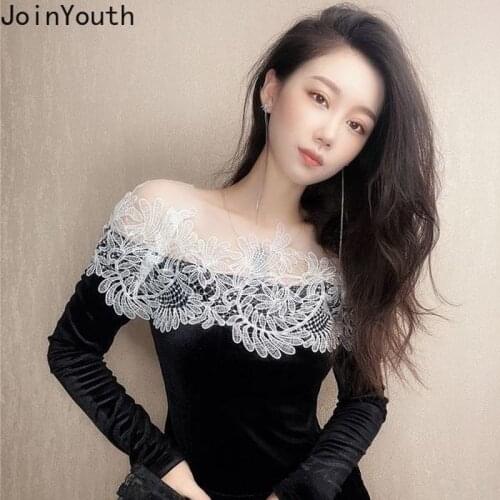 JoinYouth Off Shoulder Blouses