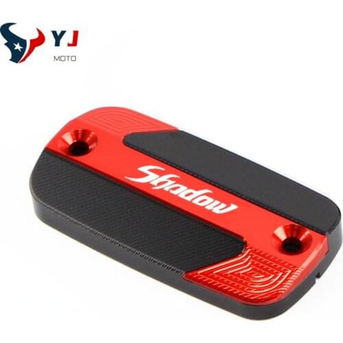 Motorcycle Front Brake Master Cylinder Reservoir Cover Cap Protector For Honda Shadow VT400 VT600 VT750 ACE VT1100 Spirit VLX600
