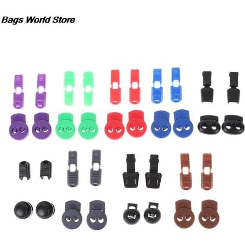 New 1Pair No Tie Shoelaces Locks Elastic Tieless Laces Cord Buckles Clip Lock For Sneakers Boots Casual And Work Shoes