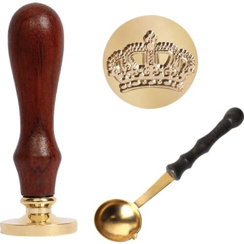 New pattern Rosewood Handle Sealing Wax Stamp Antique Plant Pattern Tokens for Documents Wedding Invitations Customs DIY Crafts